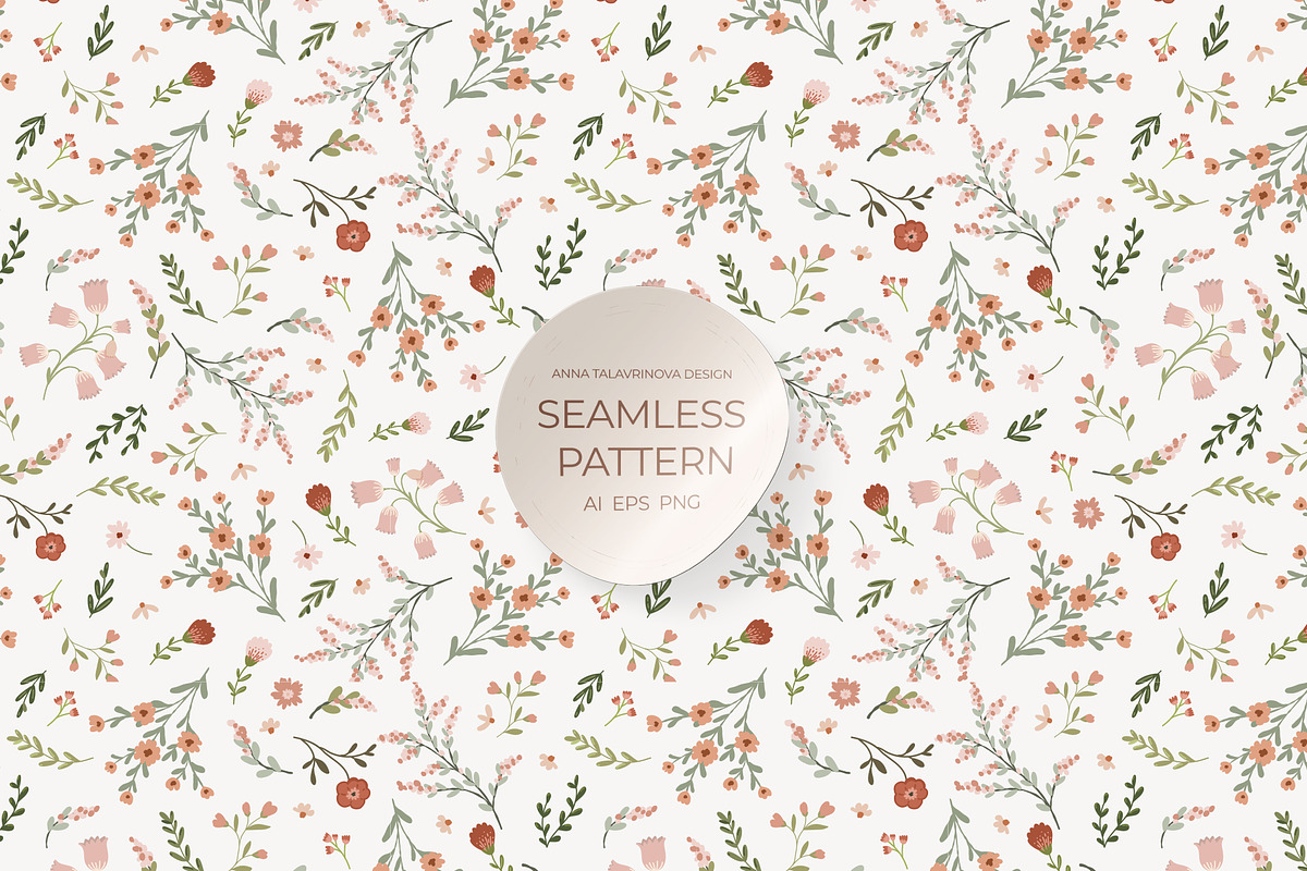 Spring Eternal seamless pattern pack, a Graphic by Cozy pattern shop (Photo 1 of 6)