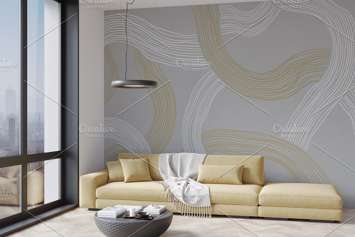 Wallpaper mockup - luxury & minimal, a Household Mockup by Hunny Badger (Photo 5 of 6)