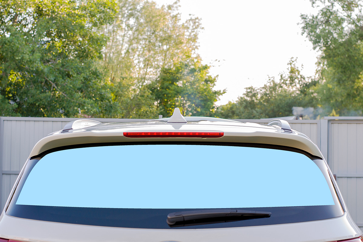 Car mockup. Car window mockup., a Print Template by MockupMarket (Photo 2 of 2)