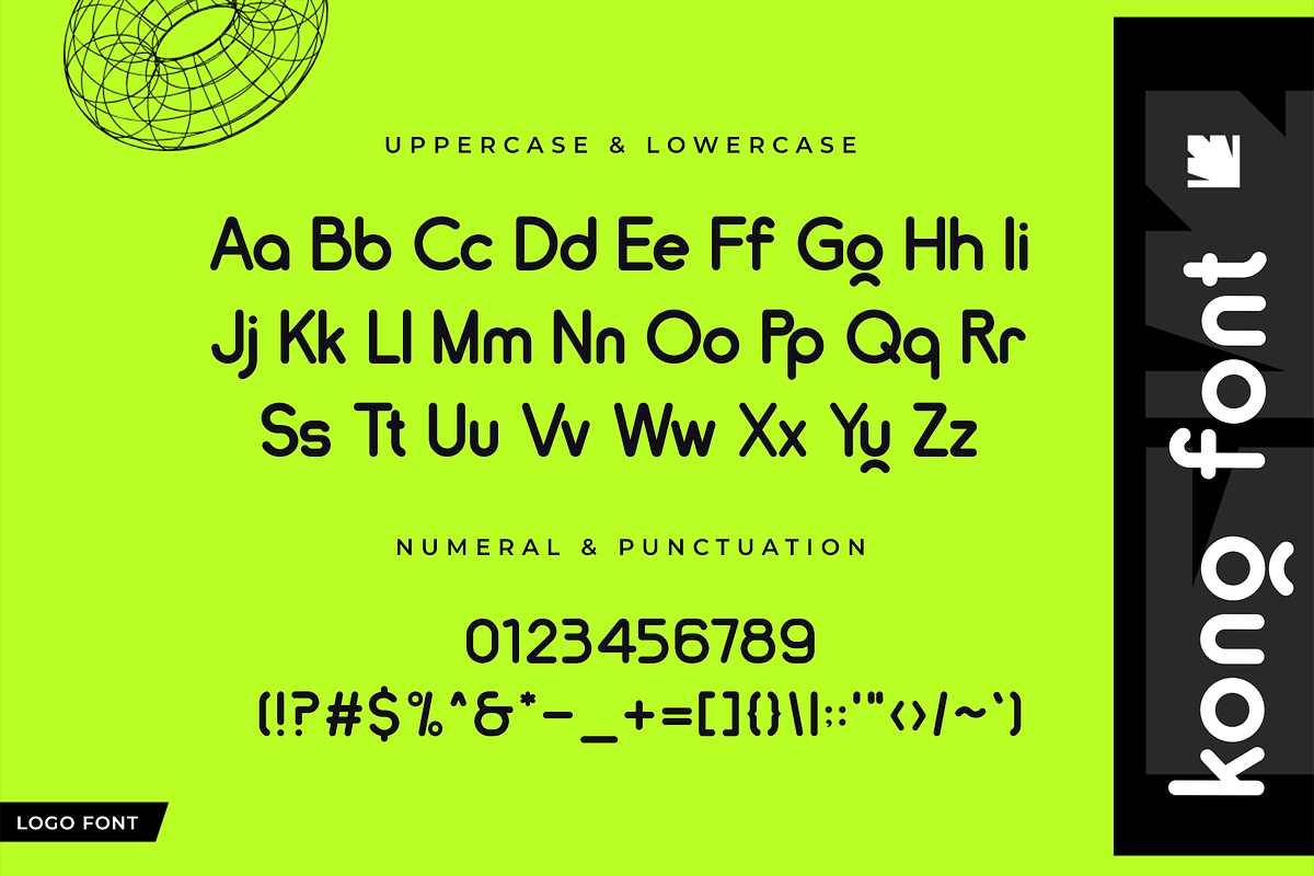Glioo – Modern Logo Font, a Sans Serif Font by overlaytemplates (Photo 5 of 6)