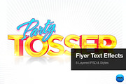 Party Flyer Text Effects, a Layer Style Add-On by GothLab (Thumbnail 1 of 3)