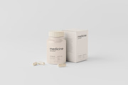 Capsules Bottle Mockups, a Cups & Container Mockup by pmvch (Thumbnail 10 of 10)