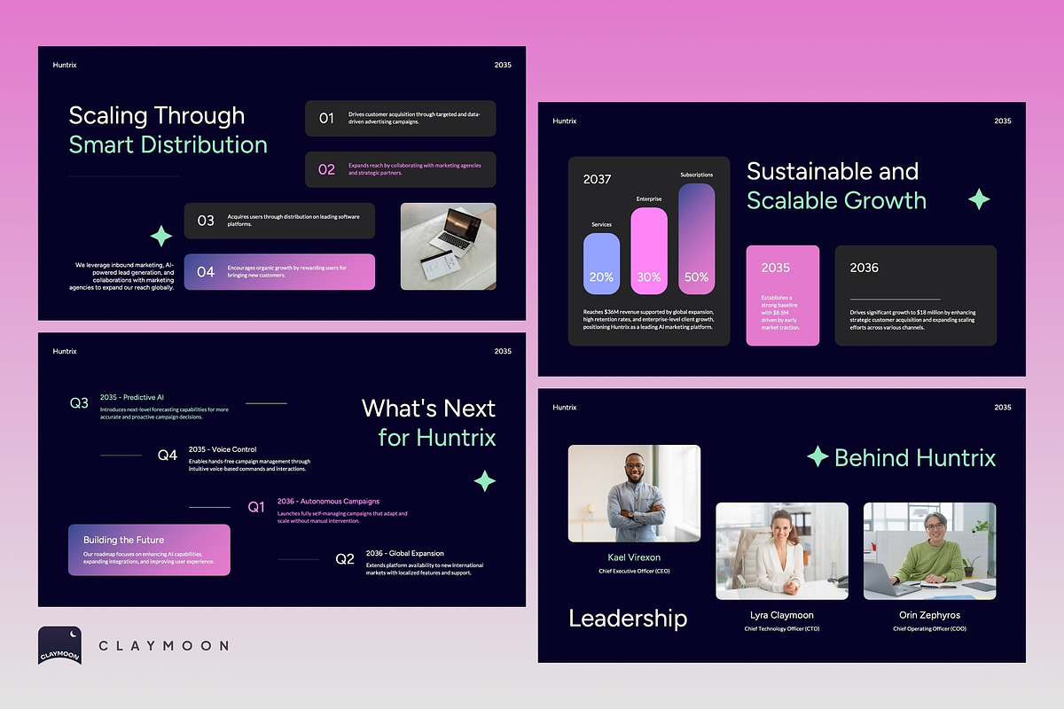 Digital Marketing Pitch Deck, a Presentation Template by Claymoon Lab (Photo 6 of 7)