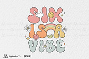 Six is a Vibe, Groovy 6th Birthday, an Object Graphic by Applied Arts (Thumbnail 1 of 4)