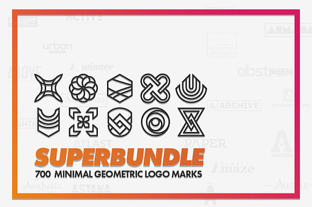 Minimal Geometric Logo Marks