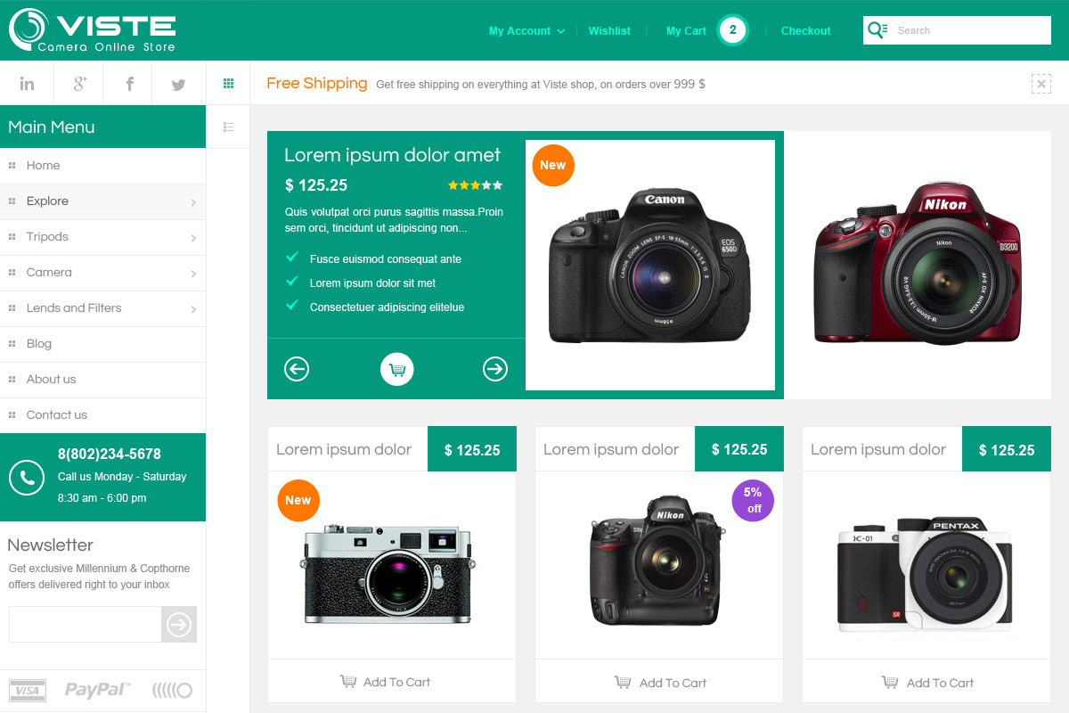 SJ Viste with VirtueMart supported, a Websites & App Template by YouTech (Photo 2 of 5)