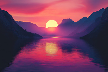 Stunning sunset casts vibrant colors, a Photo by Iftikhar Alam