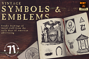 Vintage Symbols and Emblems Vectors, an Illustration by Jeffry Macpherson Visuals (Thumbnail 1 of 4)