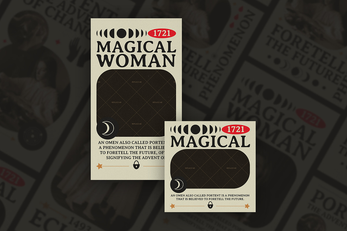 10 Tarot Style Instagram Pack, a Social Media Template by Parisa-Artstudio (Photo 2 of 4)