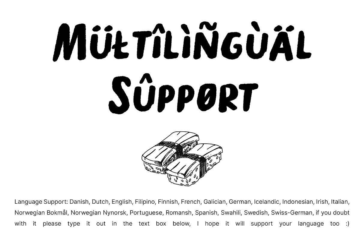 Bellmesso - Asian Quisine Fonts, a Handwritten Font by Konstantine Studio (Photo 6 of 7)