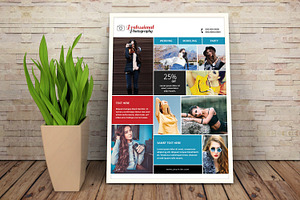 Photography Flyer Template, a Flyer Template by retrographix