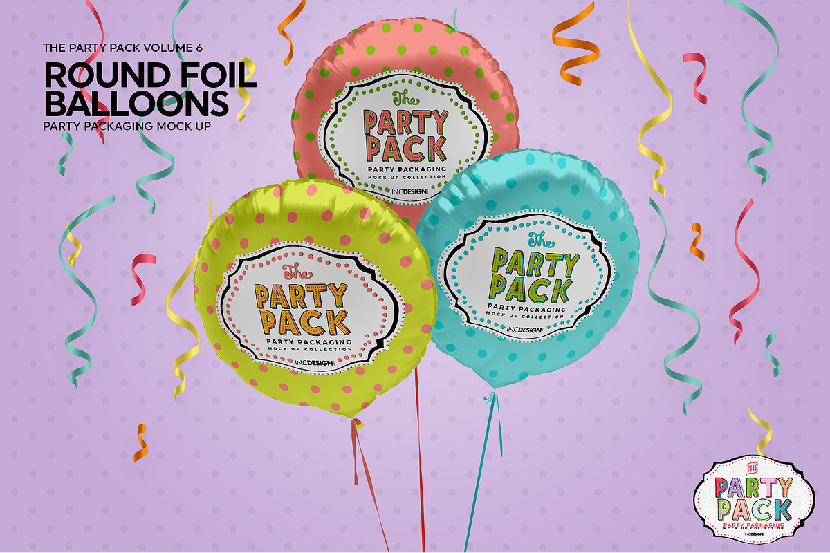 Vol.6 Party Packaging MockUps, a Product Mockup by INCDesign (Photo 10 of 18)