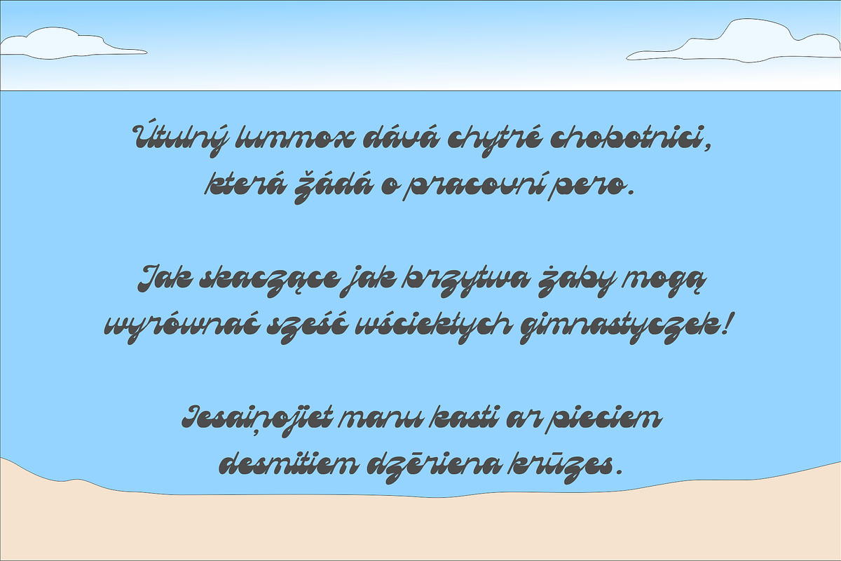 Beachvibes Script Font, a Script Font by Brainware Graphic (Photo 2 of 8)