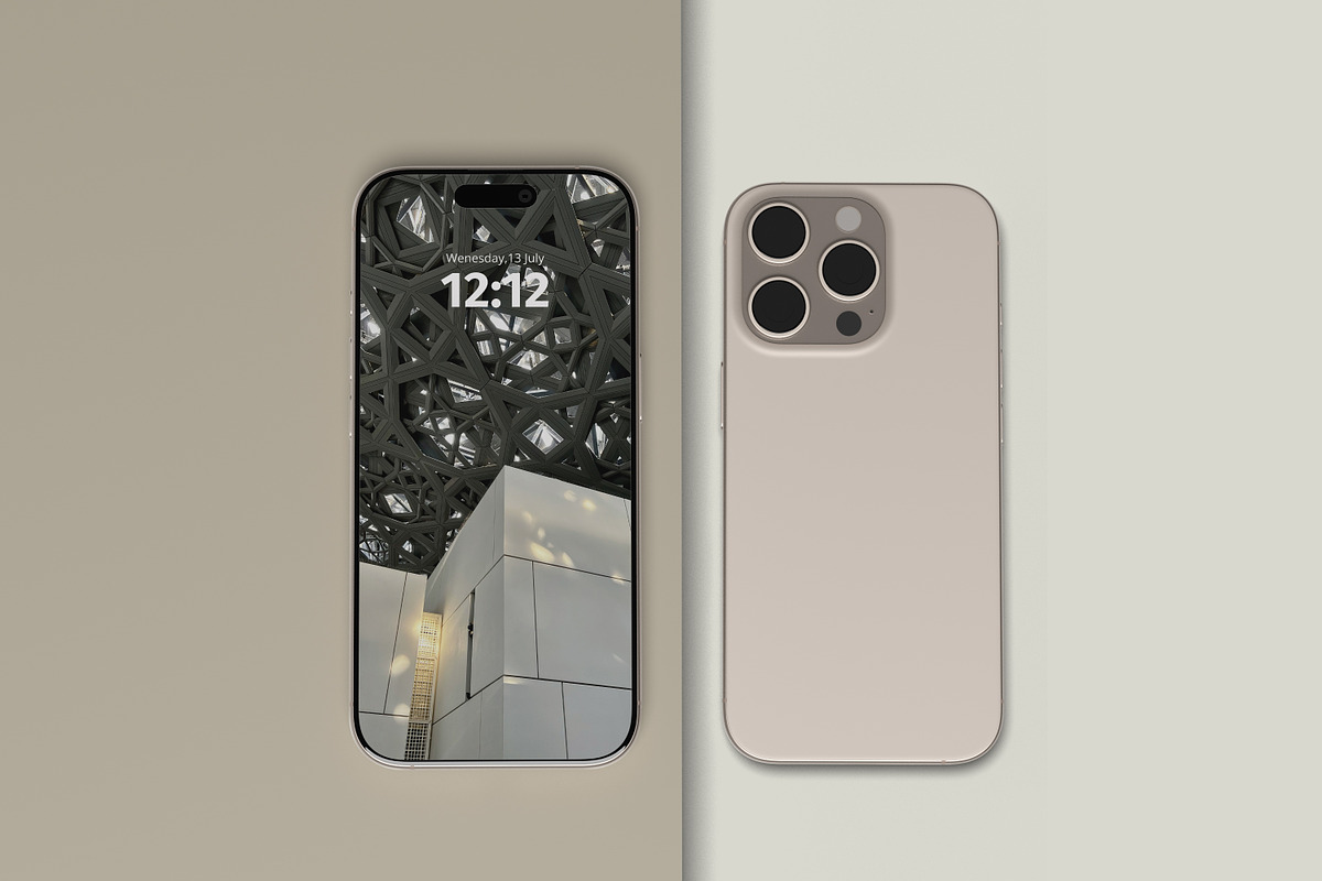iPhone 16 Pro Mockup, an iPhone Mockup by ulfatunnazira (Photo 2 of 6)