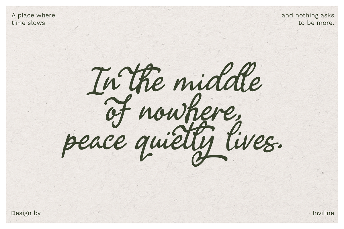Carlessé – Handwritten Script Font, a Handwritten Font by Inviline.co (Photo 8 of 8)