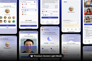 AI Meeting Video Mobile Apps UI Kit, an UI Kit Template by Creative Perspective (Thumbnail 5 of 5)