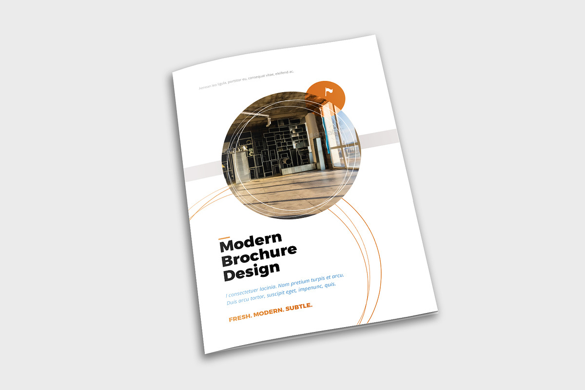 Fun Circular Vertical Booklet, a Brochure Template by velvetmade.designs (Photo 1 of 14)