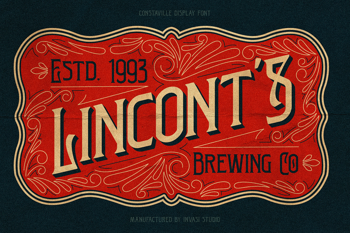 Costaville - Vintage Condensed, a Serif Font by Invasi Studio (Photo 3 of 10)