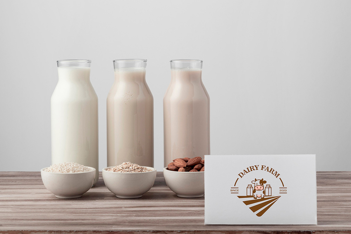 Modern Dairy Farm Logo Design, a Branding & Logo Template by YUDesignStore (Photo 7 of 8)