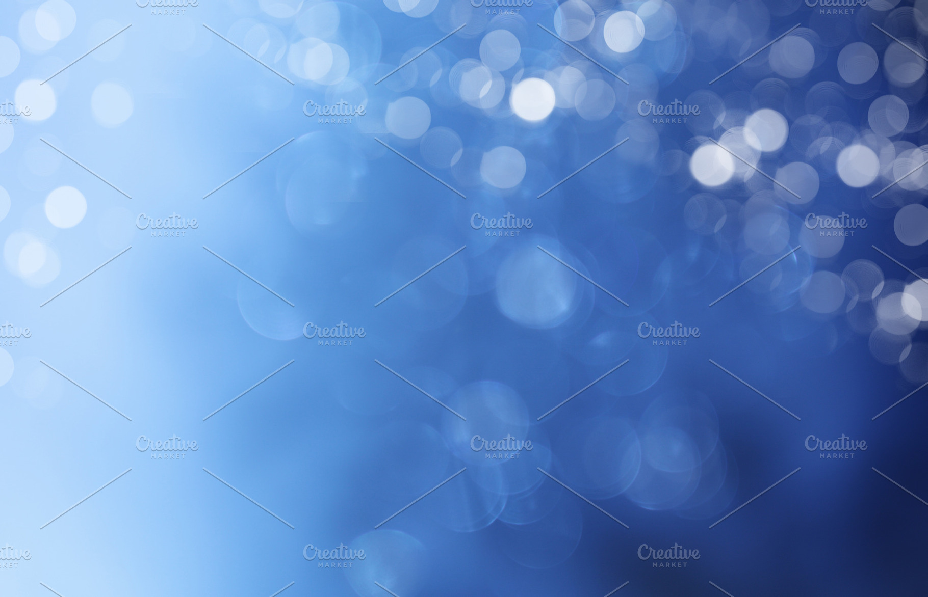 Lights on blue background., an Abstract Photo by EkaterinaPlanina