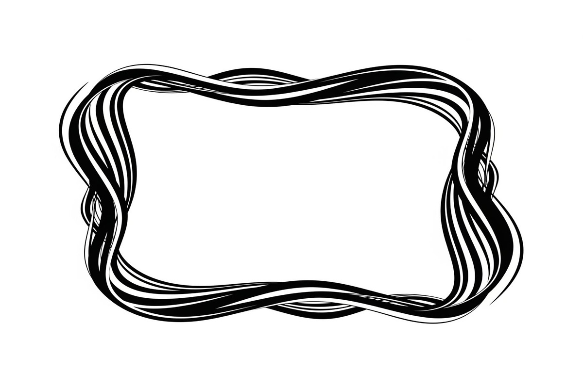 Abstract Line Frame SVG Bundle, an Illustration by yasushie (Photo 4 of 31)
