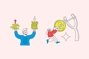 Investment Activity Illustration, an Object Illustration by graphicook (Thumbnail 2 of 3)