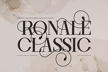 Ronale Classic | Handmade Serif