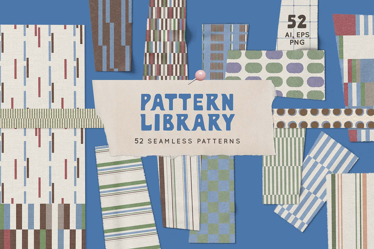 Pattern Library - Geometric Patterns, a Pattern Graphic by DigARTbyHavroshka (Photo 1 of 13)