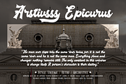 Vintage Fortuin Brush Script Font, a Handwritten Font by Templatiostudio (Thumbnail 4 of 12)