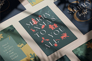 Holiday Bundle - Fonts, Cards & More, a Design Template by SilverStag Type Foundry (Thumbnail 9 of 27)