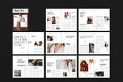 Minimalistic Magazine Template, a Magazine Template by DesignCrest (Thumbnail 16 of 18)