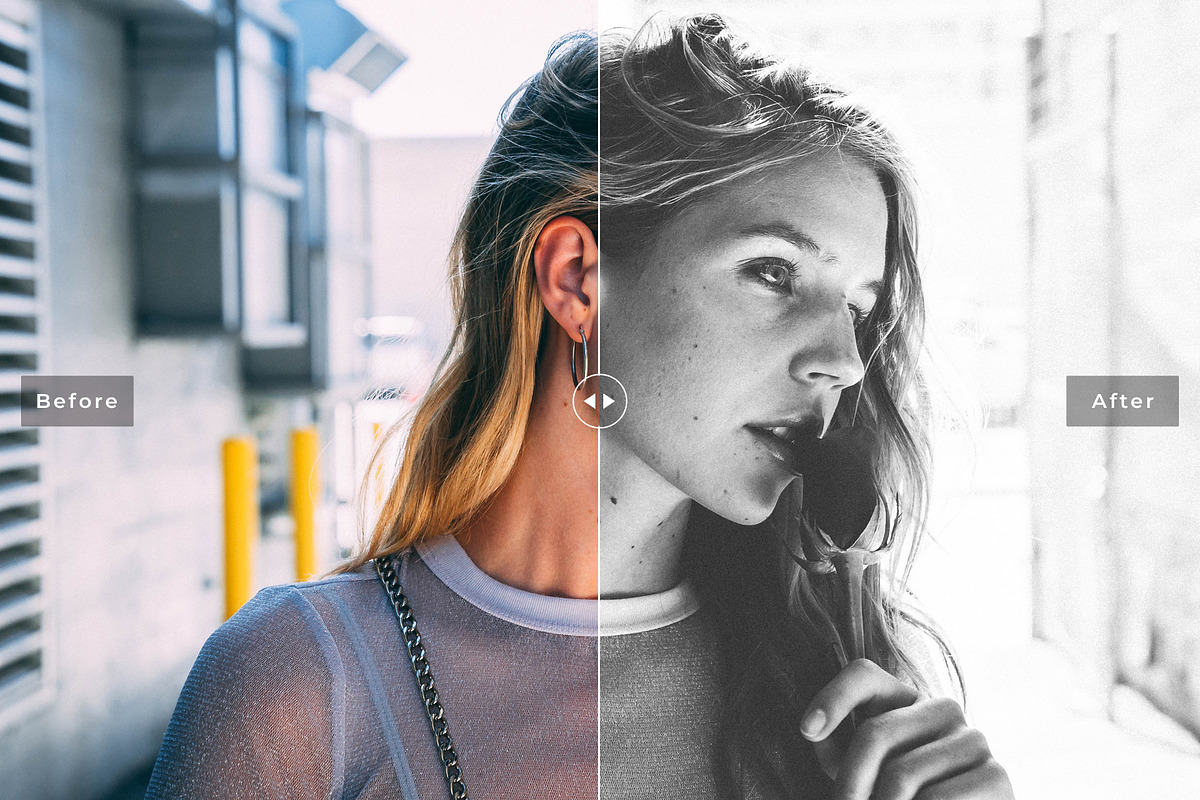 Monochrome Lightroom Presets Pack preview 6