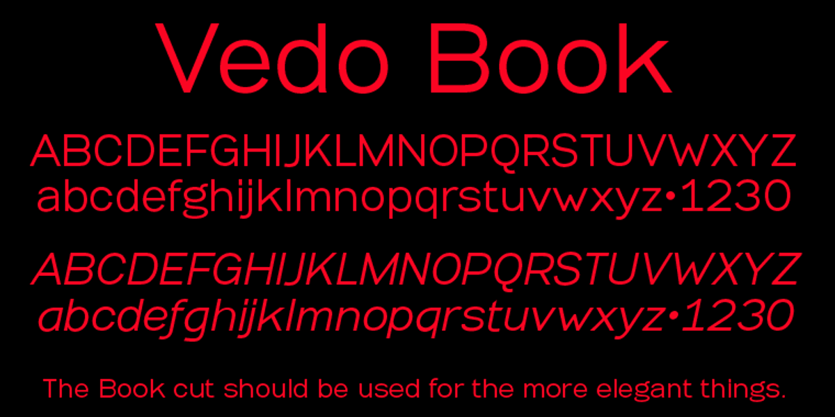 Vedo, a Sans Serif Font by Wiescher-Design (Photo 6 of 8)