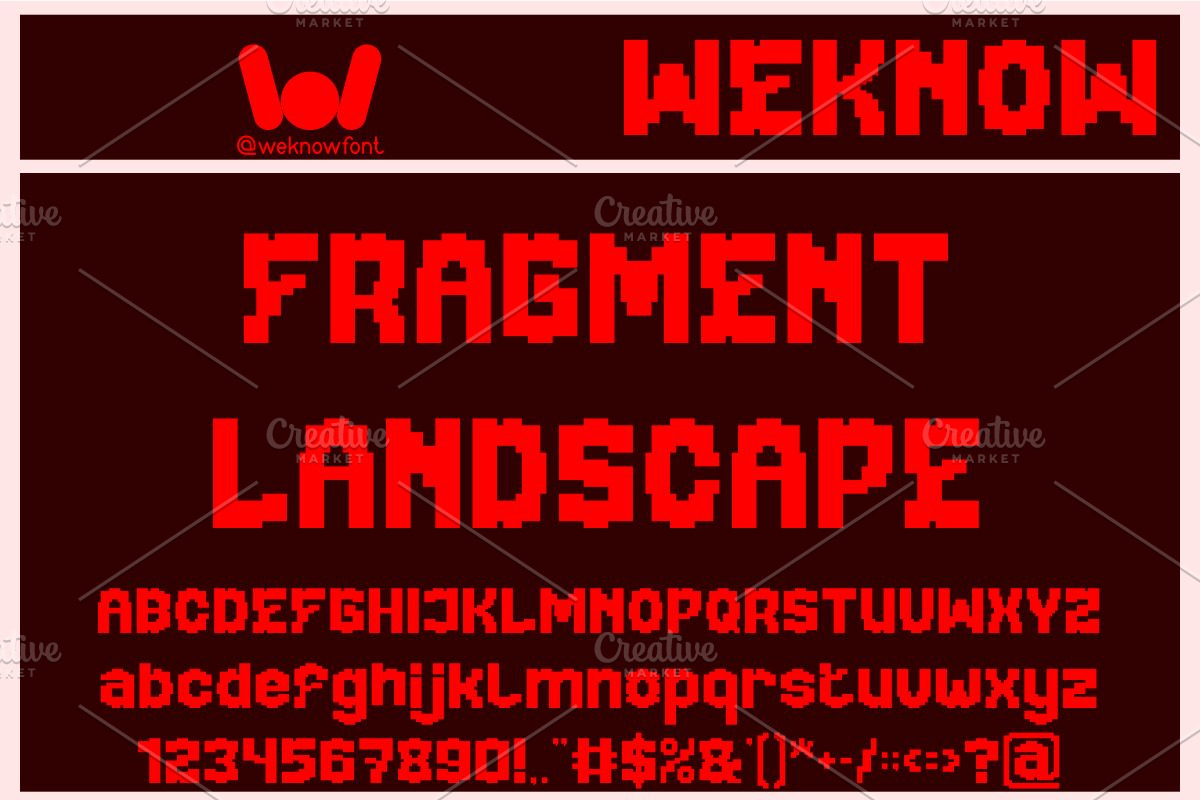 Equalizer font, a Font by weknow (Photo 4 of 8)