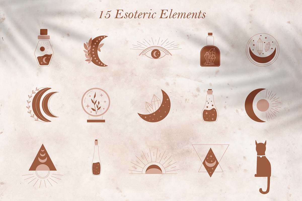 AESTHETIC MAGIC BUNDLE, a Decorative Illustration by roskque (Photo 10 of 69)