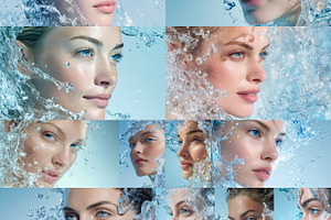 Pure Beauty Water - 22 Images Bundle, a Beauty & Fashion Photo by Studio ANNA