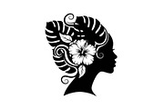 Floral Woman Face Silhouette Bundle, an Illustration by jahid234 (Thumbnail 7 of 31)