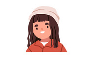 Happy kids. Cute boys and girls set, a Person Illustration by Good Studio (Thumbnail 7 of 10)
