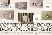 Mockup packaging set - part 1, a Cups & Container Mockup by Creatoom (Thumbnail 2 of 11)