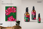 Bold Tropical Floral Pattern, a Pattern Graphic by likorbut (Thumbnail 5 of 15)