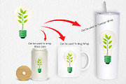 Plant Bulb Clipart, a Graphic by Artnoy (Thumbnail 4 of 5)
