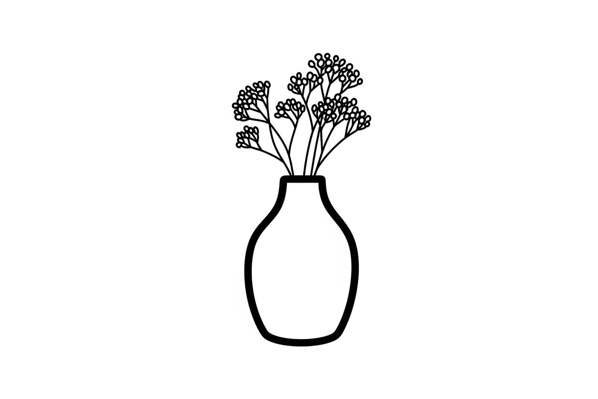 Flower Vase Silhouette Vector Bundle, an Illustration by Designs_River (Photo 33 of 51)