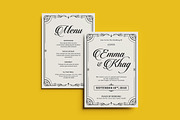 Simplify Elegant Wedding Invitation, an Invitation Template by dokudokunomi (Thumbnail 1 of 4)