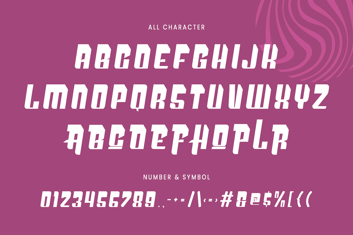 Foocher Y2k Display Font, a Sans Serif Font by Maulana Creative (Photo 7 of 7)