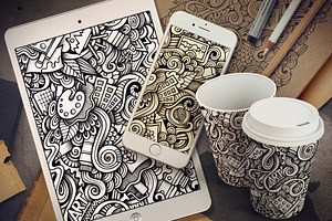 Art Graphics Doodles Patterns