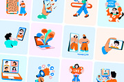 Animated Social Media Illustration, a Finance Illustration by Creative Stall (Thumbnail 3 of 5)