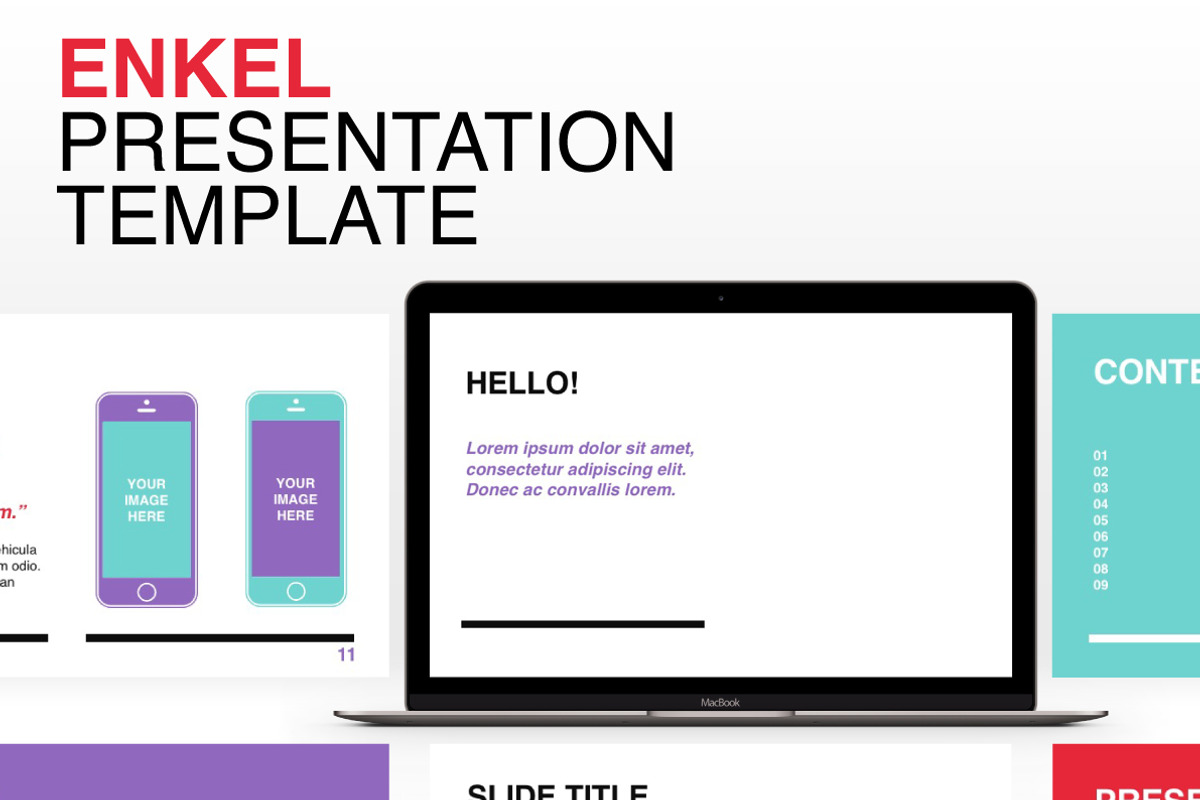 ENKEL Presentation Template, a Presentation Template by BooTique (Photo 1 of 6)