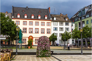 Munzplatz square in Koblenz, Germany, an Architecture Photo by Leonid Andronov