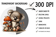 Whimsical Easter Koala Clipart Png, an Illustration by Craft Nest (Thumbnail 2 of 12)