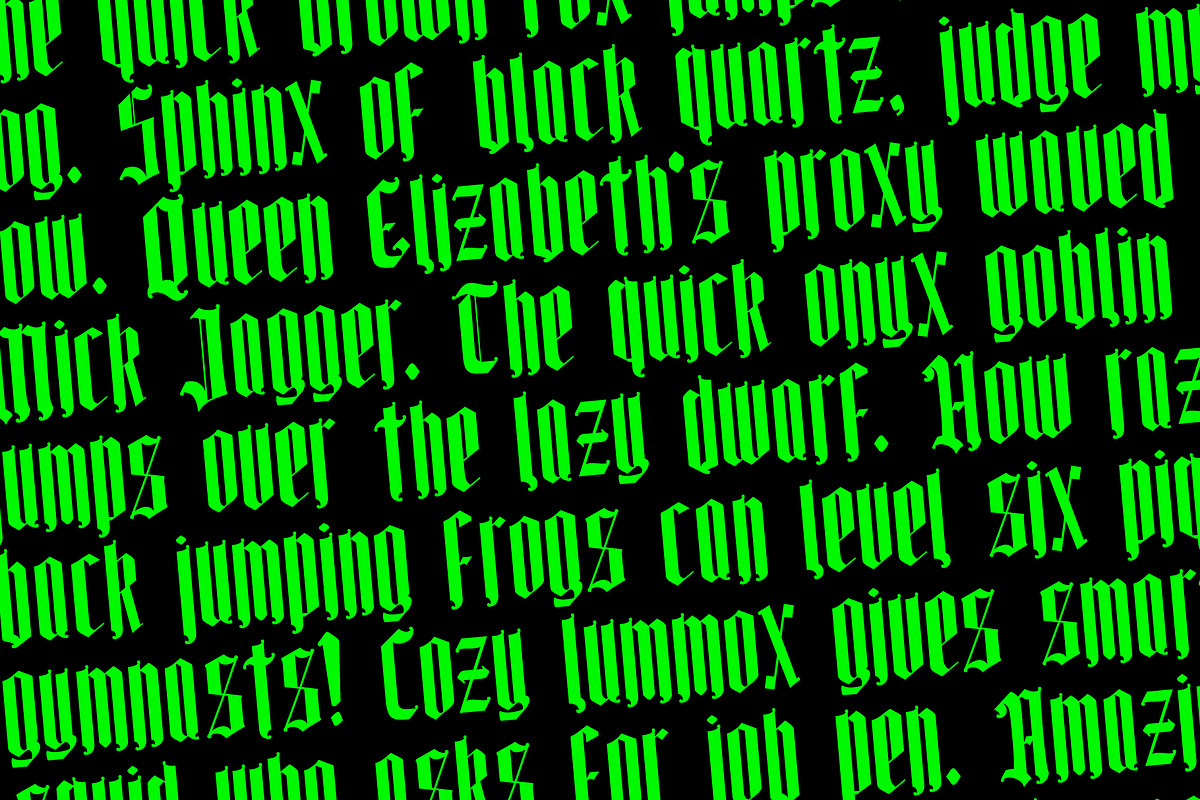 Tall Goth, a Blackletter Font by Loudoun Design Co. (Photo 5 of 7)